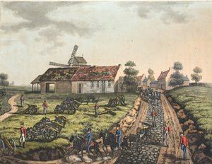 Parte del pueblo de Mont St Jean de James Rouse